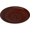 Ekena Millwork Temple Ceiling Medallion (Fits Canopies up to 9 1/4"), Hnd-Painted Brushed Mahogany, 24"OD x 1 5/8"P CM24TEBMF - alternate 2